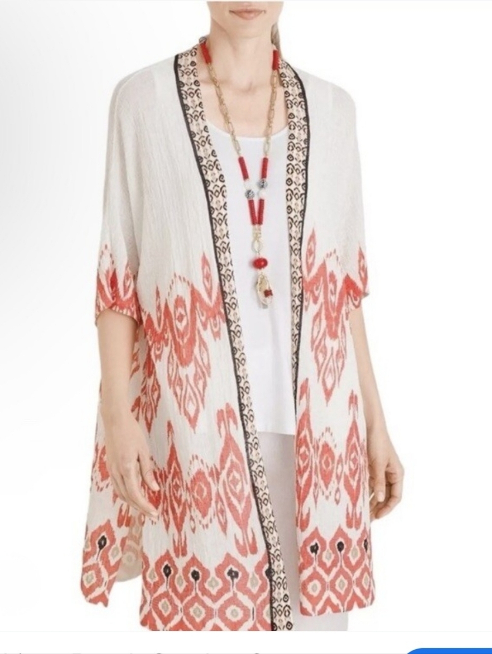Chico's Beachcomber Kimono Cardigan - Picture 3 of 9